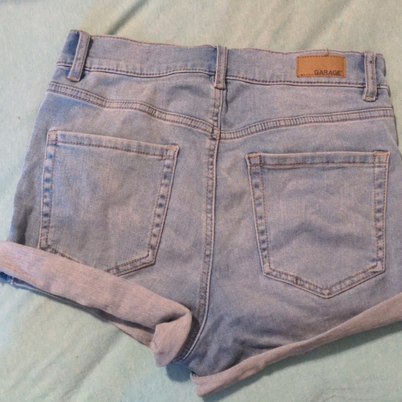 2 High Waisted Jeans Shorts - Picture 3 of 7